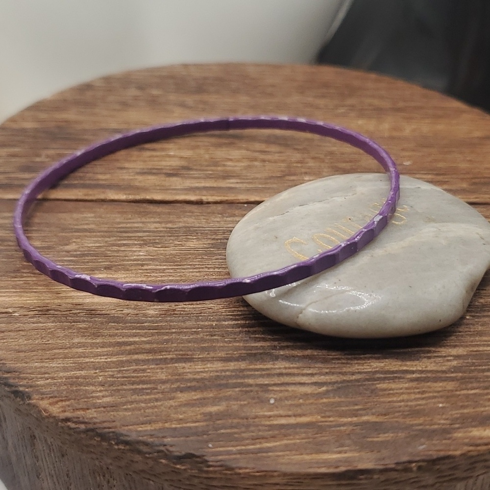 B2519‎ purple waves river bracelet